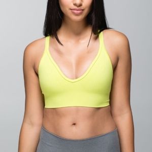 lululemon athletica Yellow Sports Bra